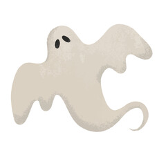 ハロウィンの白いお化け