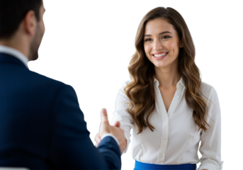 Businesspeople shaking hands, professional handshake, partnership, business meeting, and successful deal