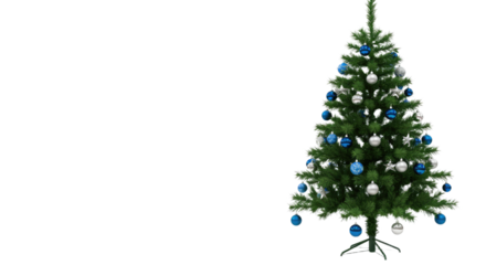 Decorated Artificial Christmas Tree 1.