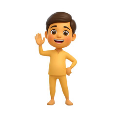3d people vector sticker emoji emoticon indian