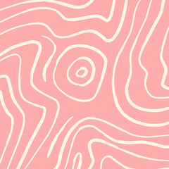 Abstract raw salmon pattern with organic pink and white lines, perfect for sushi background and seafood design.
