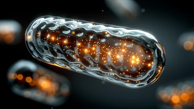 Glowing Microbial Capsules: Futuristic Bioluminescent Medicine for Scientific Design