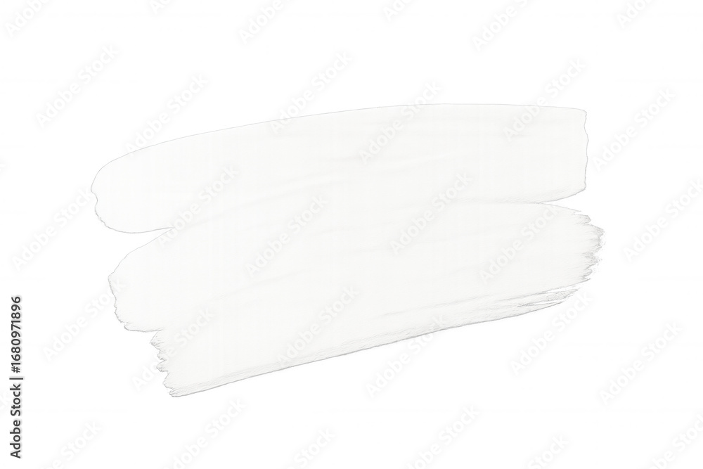 Aufkleber white paint brush strokes intersecting, creating textured visual dynamic against transparent backgro