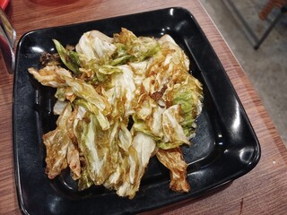 Egg rice with fried onion topping