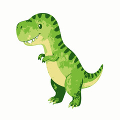 A beautifully illustrated watercolor composition showcasing a variety of small and large dinosaurs, including a gentle apatosaurus, a playful baby triceratops