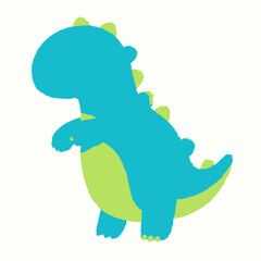 A beautifully illustrated watercolor composition showcasing a variety of small and large dinosaurs, including a gentle apatosaurus, a playful baby triceratops