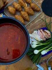 ukrainian food on the table