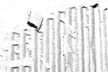 Abstract grunge black and white distressed texture torn crumpled paper overlay background