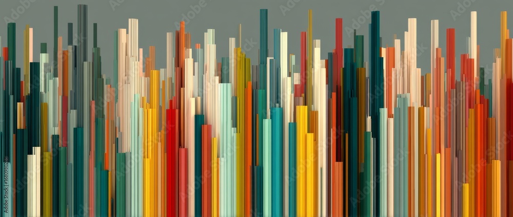Poster a playful and modern design concept is achieved through the use of vibrant abstract backgrounds that