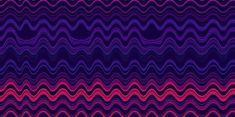 Obraz premium Seamless wavy zigzag lines; perfect for page borders, dividers, and decorative elements, line, wavy line