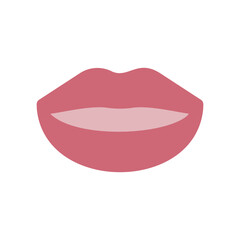 シンプルな唇のアイコンイラスト