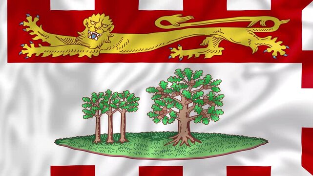 Flag of Prince Edward Island, Country Flag Video, Country and Geography Flag, Learn About World Flag, with the actual country, national flag, world flag, learning for Kids