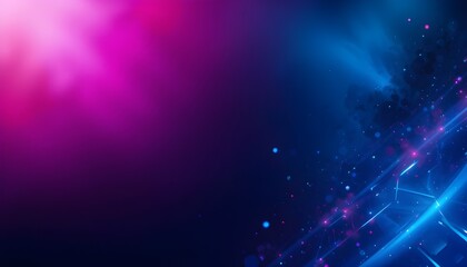 Fototapeta premium Blue and Pink Neon Light Gradient Abstract Background for Futuristic Modern Technology Concept Design