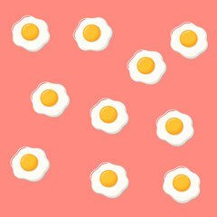 seamless pattern with easter eggs