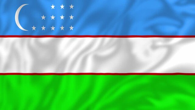 Flag of Uzbekistan, Country Flag Video, Country and Geography Flag, Learn About World Flag, with the actual country, national flag, world flag, learning for Kids