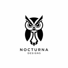 Fototapeta premium owl logo vector