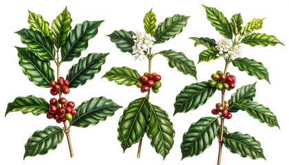 Coffee Plant Illustration