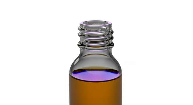 Bottleneck amber liquid reflection darkness