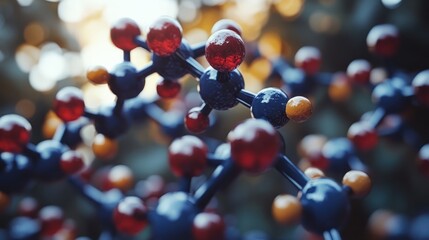 Molecular structure in forest setting