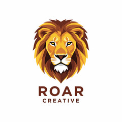 lion head vector