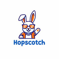easter bunny rabbit logo