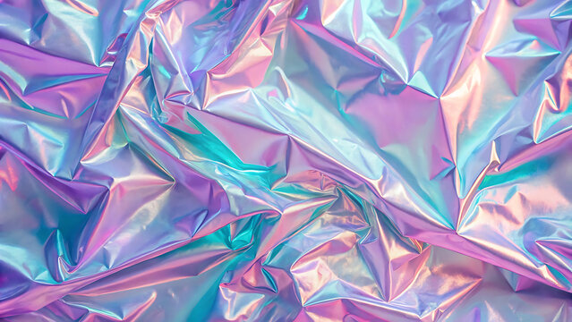 Abstract trendy holographic background real texture colorful futuristic gradient for modern design and creative digital art - Powered by Adobe