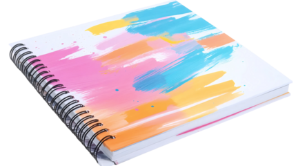 Colorful Brush Notebook