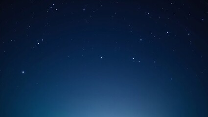 Tranquility and wonder of the night sky with bright stars on a deep blue background, astronomy and peaceful stargazing scene