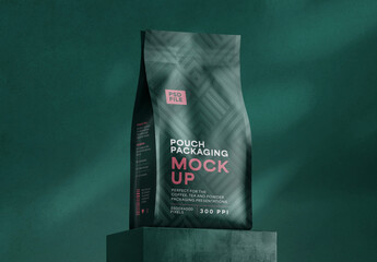 Matte Stand-up Pouch Mockup
