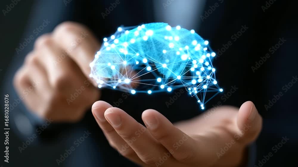 Poster data analysts works on a video showcasing how central ai enhances data privacy through federated lea