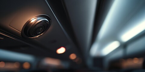 Airplane cabin air conditioning system providing fresh air during flight