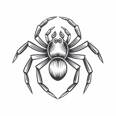 Spider Tarantula Vector. Tarantula logo illustration design vector on white background.