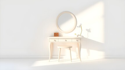 interior of a room with a chair Elegant Chair in Modern Room