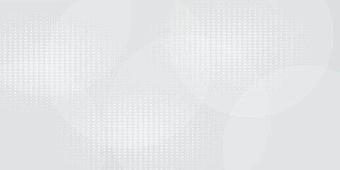 White geometric abstract background overlap layer on bright space with lines effect decoration. Modern graphic design element circles