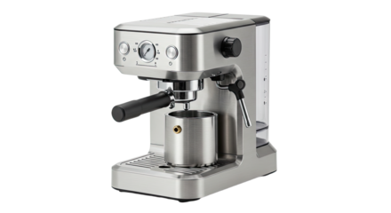 Stainless Steel Espresso Machine.