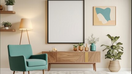 Modern Living Room with Decor