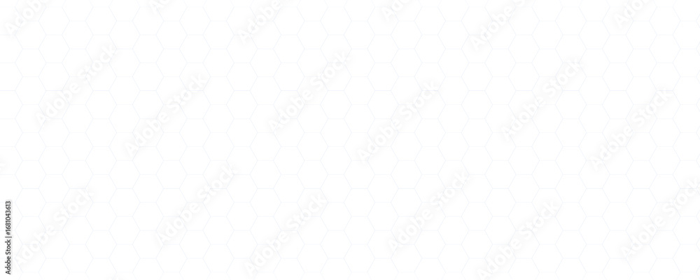 Poster blue white hexagon honeycomb pattern fading geometric shape texture. abstract futuristic background 