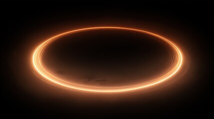A glowing aperture with orange and brown tones on a black background, as if illuminated by sunlight or mystical energy, with spaces for words/elements that represent magic or time travel.