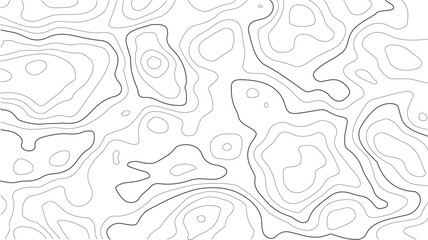 White seamless topography contour texture with abstract curved relief lines, elevation mapping grid overlays, and modern geographic vector background for nature, landscape, and outdoor design projects
