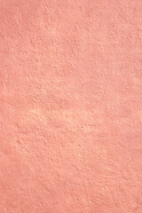 mediterranean facade terracotta color painted, rough plaster. architectural background