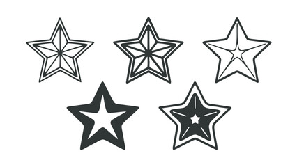 Dazzling star shapes offer creative design elements for celebrations and awards