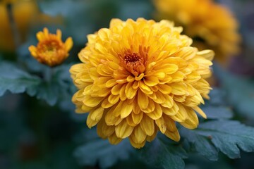 Obraz premium gold flower in the yard