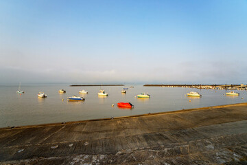 Harbor of Châtelaillon-Plage in Charente Maritime coast
