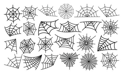 Spider Web Black Bundle Silhouette