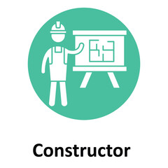  constructor Vector Icon which can easily modify or edit