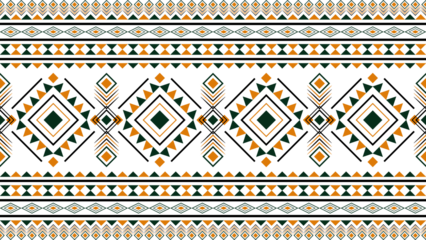 Ethnic pattern, Aztec native tribe seamless pattern, Native American fabric, geometric pattern, colorful design, design for print, textile, background, vector.