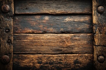 Fototapeta premium Aged, weathered wooden planks (4)