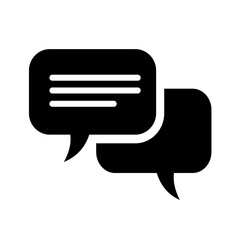 Chat and communication  - flat vector icon