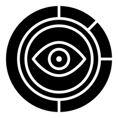 Data visualization icon. Graph symbol. Business report and analytics presentation collection. Glyph Icon