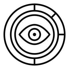 Data visualization icon. Graph symbol. Business report and analytics presentation collection. Line Icon